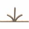 Ekena Millwork Richland Smooth Timber Gable Bracket, Douglas Fir, 84"W x 56"H x 3 1/2"D x 3 1/2"F, 16/12 Pitch GBW084X56X0404RIC00SDF - alternate 5